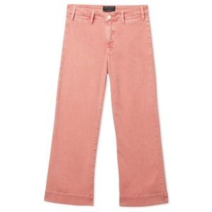 Sanctuary Anthropologie Non Conformist Pink Wide Leg Crop Jeans
